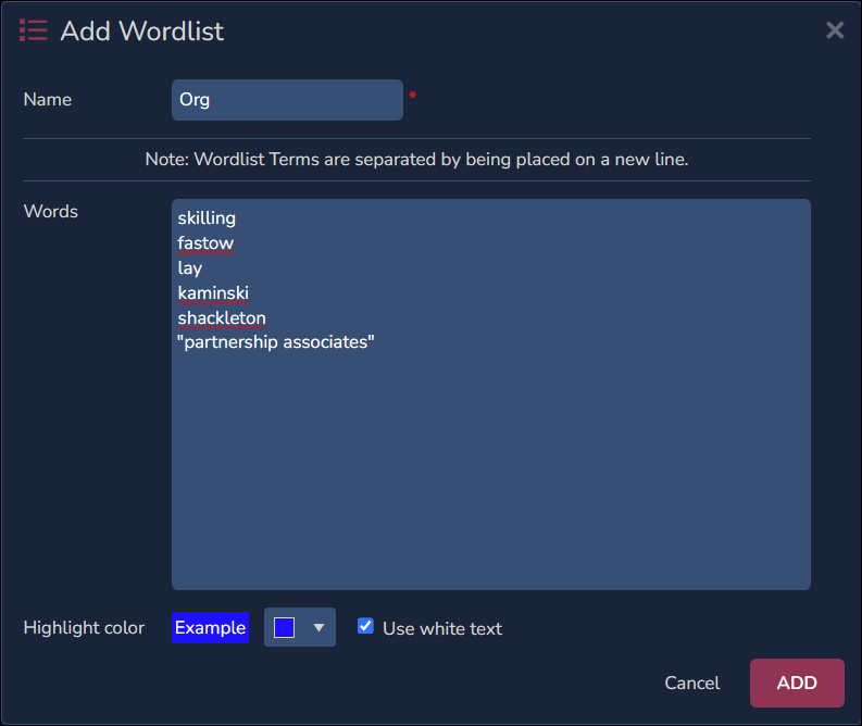 How to Create & Manage Wordlists